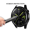Miniatyrbilde 3 av 7: Smartwatch-deksel med herdet glassfilm Smartwatch-deksel for GT3 46 mm svart