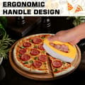Pizzaskärare med (gul) degskärare, pizzaskärare med Protec-FY-
