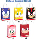 Sonic-tema kraft fødselsdags poser