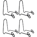 Miniatyrbillede 1 af 5: 4-pak Sort Display Stativ Easel Jernstativ til Display Medium Dybe Skåle, Fade og Dybe Retter
