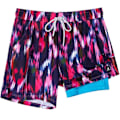 Miniatyrbild 1 av 3: SURFCUZ badbyxor med kompressionsfoder, stretchbadshorts Fuchsia‘-HJ- Fuchsia M