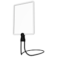 Pikkukuva 5 / 5: Latautuva handsfree-luppi valolla ja jalustalla 5X suurennoskaula-luppi Seniorille lukemiseen Korjaukseen Ompelemiseen