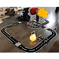 Miniatyrbild 2 av 3: 12 st DIY Bilbanematta Väg PVC Pussel Flexibel Stadsbana Race Bilbana Leksak | Magnetisk‘-P39-