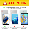 Miniatyrbilde 2 av 5: Tangentbord for Samsung Galaxy Tab A8 10,5” 2021 (SM-X200/X205/X207)-rosagull