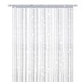 Miniatyrbilde 1 av 5: Stringgardiner Dörr Mygggardin, Elegant Divider Tofs Gardin för heminredning, Skiljegardin för dörrar och fönster, Vit (100x200cm)