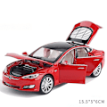 Miniatyrbild 1 av 5: 1:32 Tesla Model X Model 3 Model S Model Y Legering Bilmodell Diecasts Leksaksbil Ljud Och Ljus Barnleksaker För Barnpresenter Pojk Leksak Model S Red