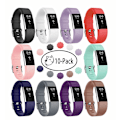 Pikkukuva 2 / 5: Fitbit Charge 2 -rannekke 10-pakkaus Useita värejä (S)