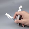 Miniatyrbillede 4 af 5: Barberkniv med 10 blade - Rustfrit stål - Sølv/sølv