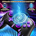 Miniatyrbillede 4 af 5: Controller til Nintendo Switch/OLED/Lite, Trådløs Pro Switch-controller med LED-joystick/Bevægelse/Vibration/Turbo/Vækning