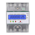 Miniatyrbilde 1 av 2: 3-faset 4-leder energimåler 220/380V 5-80A Energiforbruk kWh-måler DIN-skinneinstallasjon Digital strømmeter med LCD-bakgrunnsbelysning