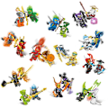 Miniatyrbillede 2 af 5: Sæt med 24 Ninja minifigurer