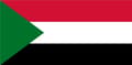 Sudans flagga 100-FY- 100 Sudan