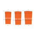 Miniatyrbillede 4 af 5: 2-PACK Fodboldstrømper med Lomme til Beskyttelse Sort Black Large