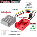 Miniatyrbild 4 av 5: 18V till 12V omvandlare för batteriadapter, DC 12V 20A 240W Buck Converter Regulator