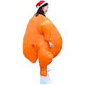 Miniatyrbillede 4 af 4: Oppustelig kalkun kostume stof Voksen sjov Halloween Cosplay standard