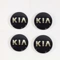 4-pack KIA04 - 58MM Center Caps KIA Silver One Size-FY-