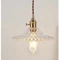 Miniatyrbillede 1 af 5: E27 Industriel Vintage Loftlampe Retro Glas Loftlampe Lampskærm (Transparent) Transparent