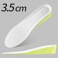Miniatyrbillede 1 af 5: Usynlig højdeforøgelse indersåler memory foam sko såler pad str. 37-38 boost 3,5cm