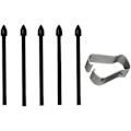 Miniatyrbilde 1 av 5: 5 stk Stylus-spisser Stylus-pennspisser, touch Stylus S-pennespissutskiftningspenner for Samsung Galaxy Tab Tab S6lite S6/s7/s7+ Note10/note2