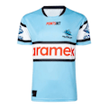 Miniatyrbillede 2 af 4: 2023 Cronulla-Sutherland Sharks Retro Hjemme/Udetrøje til Mænd Heritage Home Home S