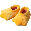 Miniatyrbillede 1 af 5: Andefødder Tøfler, Halloween Dame Ande Tøfler Vinter, Cosplay Monster Pote Plysstøfler One Size Fits All Gul - WELLNGS