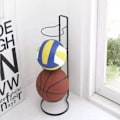 Miniatyrbillede 4 af 5: Boldstativ, Sportsboldstativ til Fodbold og Basketball, Holdbart og Bekvemt, Pladsbesparende