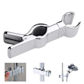 Miniatyrbilde 1 av 5: Justerbar dusjhodeholder, 45° rotasjon Universal 20-25 mm dusjstang Duschhodeholder Bytte av feste for dusjstang på badet
