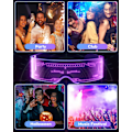 Pikkukuva 5 / 5: LED-lasit - Itsevalaisevat Cyberpunk Futuristiset Neon Rave DJ-lasit
