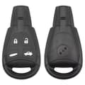 Key Shell/Alarm Case with 4 Buttons for Saab 9-3 & 9-5 Black-FY-