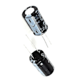 Miniatyrbillede 2 af 3: 2 stk. 4700uf 25v 105c Elektrolytiske kondensatorer Sorte 26x16mm