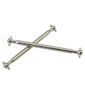 Miniatyrbild 2 av 5: 2 st metall bakre dogbone drivaxel Qwj03 för Xinlehong Q901 Q902 Q903 9130 9136 9137 1/16 Rc bil S