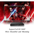 Miniatyrbillede 5 af 5: DVD-afspiller til TV med HDMI, DVD-afspiller, der afspiller alle regioner, CD-afspiller til hjemme-stereosystem, HDMI- og RCA-kabel inkluderet