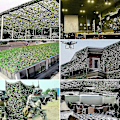 Miniatyrbillede 2 af 5: 3x5m 3x8m 3x10m 4x5m Forstærket camouflage net Swimming pool Strandpavillon Have solbeskyttelse Camouflage net 7 farver sort black 2x2m
