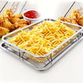 Miniatyrbillede 2 af 9: Bagekurv i rustfrit stål til airfryer ovn udendørs 1pc Solid Color