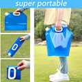 Miniatyrbillede 3 af 5: 3 Vandringsposer, 10L Vandringsbeholder, Foldbar Drikkevandstank, Vandpose, Nødforsyning