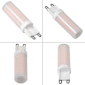 Miniatyrbillede 3 af 5: G9 Flammelampe LED Pære 0,5w Pc Keramikfarve 10lm 36*2835 Smd Ac 220-240v 1300-1700k 360 Grader [Energiklasse A] 4-pak