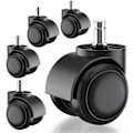Miniatyrbillede 1 af 5: 5 stk. Kontorstols Hjul til IKEA, 10 mm x 22 mm, Egnet til Hårde Gulve (250 kg Kapacitet) Parent