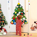 Miniatyrbild 3 av 5: Filt Julgran - Gör-det-själv-set för barn, julgransdekoration