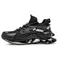 Miniatyrbillede 1 af 4: Herrsneakers Andas løbesko Skridsikre sportssko 8811 Sort Black 43