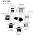 Miniatyrbilde 5 av 5: Erstatning for Weber tenner trykknapp/bryter, passer til Weber Spirit E/s-210 220 310 315 320 330 gassgriller, 7642 7643 Delvis utskifting (DPD)