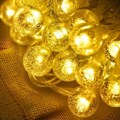 Pikkukuva 2 / 4: XMTECH 30m 240 LED Pallo Valosarja - Lämmin valkoinen 8 tilalla IP44-pistoke virtajohto - joulujuhliin-MP
