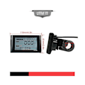 Miniatyrbillede 3 af 5: Ebike SW900 LCD Display Kontroll Elcykel Hastighedsmåler Vandtæt Stik Record Instrument Kontrol/Indstilling 24-72V