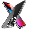 For iPhone 13 mini TPU + PC Transparent Shockproof Protective Case for iPhone 13 Mini