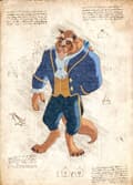 A3 Print - Disney - Beauty and the beast Multicolor