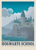 Harry Potter - Welcome to Hogwarts School MultiColor 42cm x 29,7cm papper + vit ram