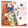 Miniatyrbillede 3 af 3: Harry Potter - 50 st. Gadget stickers Multicolor