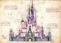 A3 Print - Disney Castle multifärg