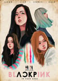 A3 Print - K Pop - Black Pink 3 Multicolor