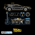 Miniatyrbillede 2 af 3: BACK TO THE FUTURE - Tshirt "DeLorean" Multicolor M