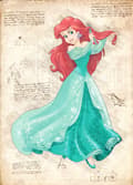 A3 Print - Disney - Ariel 3 Multicolor